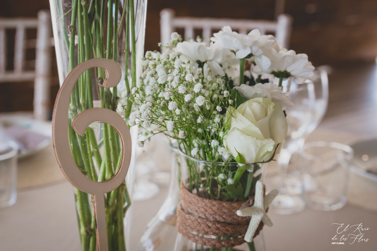 Arreglos florales para bodas y eventos en floristería de Montmeló, el Racó de les Flors