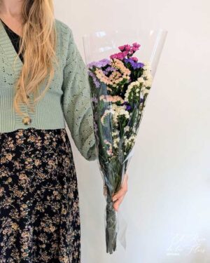 Statice mezcla preservado Statice mezcla de colores. Paquete a volumen, 10 tallos aprox. 75cm altura aprox